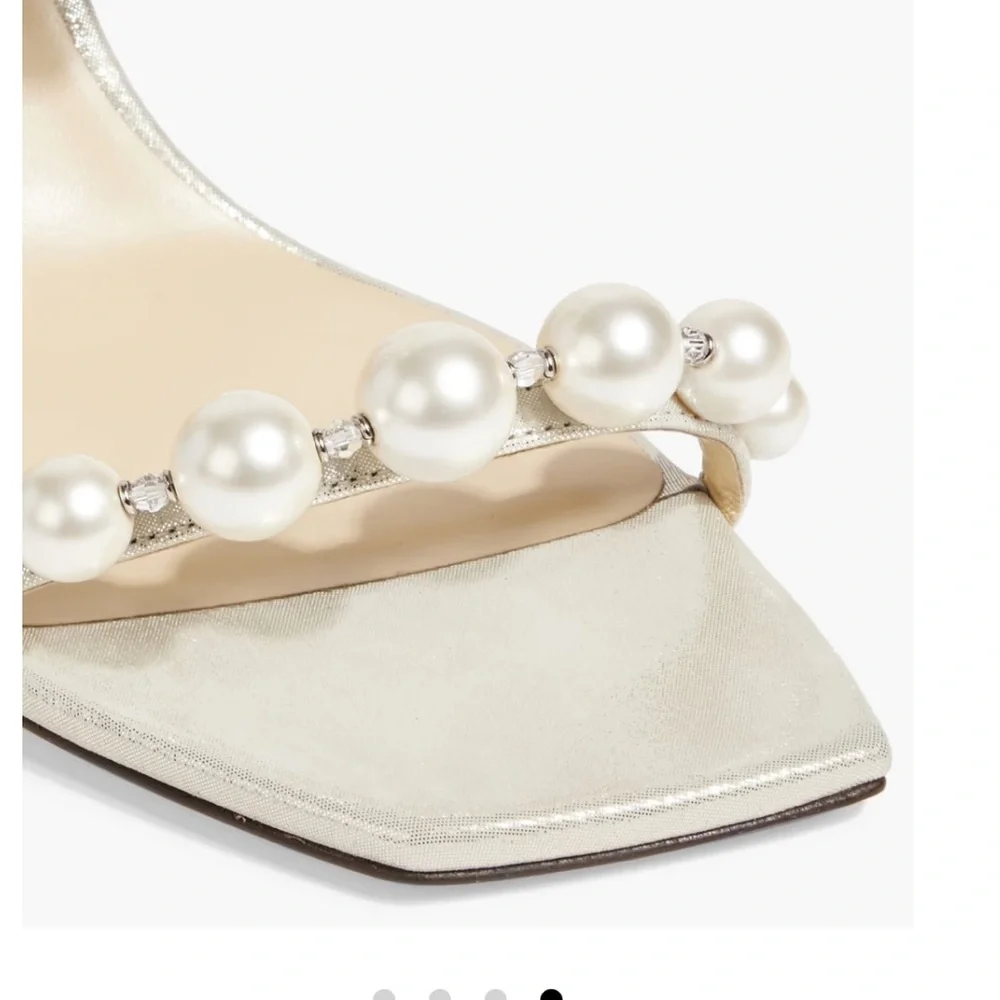 Jimmy Choo Amara Pearl Heels - Picture 5 of 17